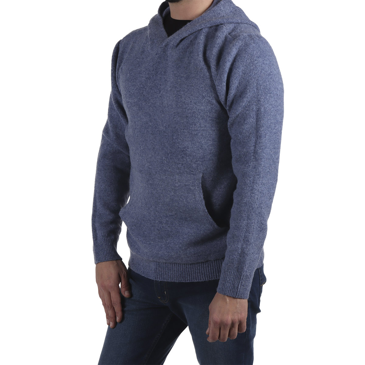 Su&eacute;ter con Capucha Bolsillo Canguro Jeanious para Hombre image number null