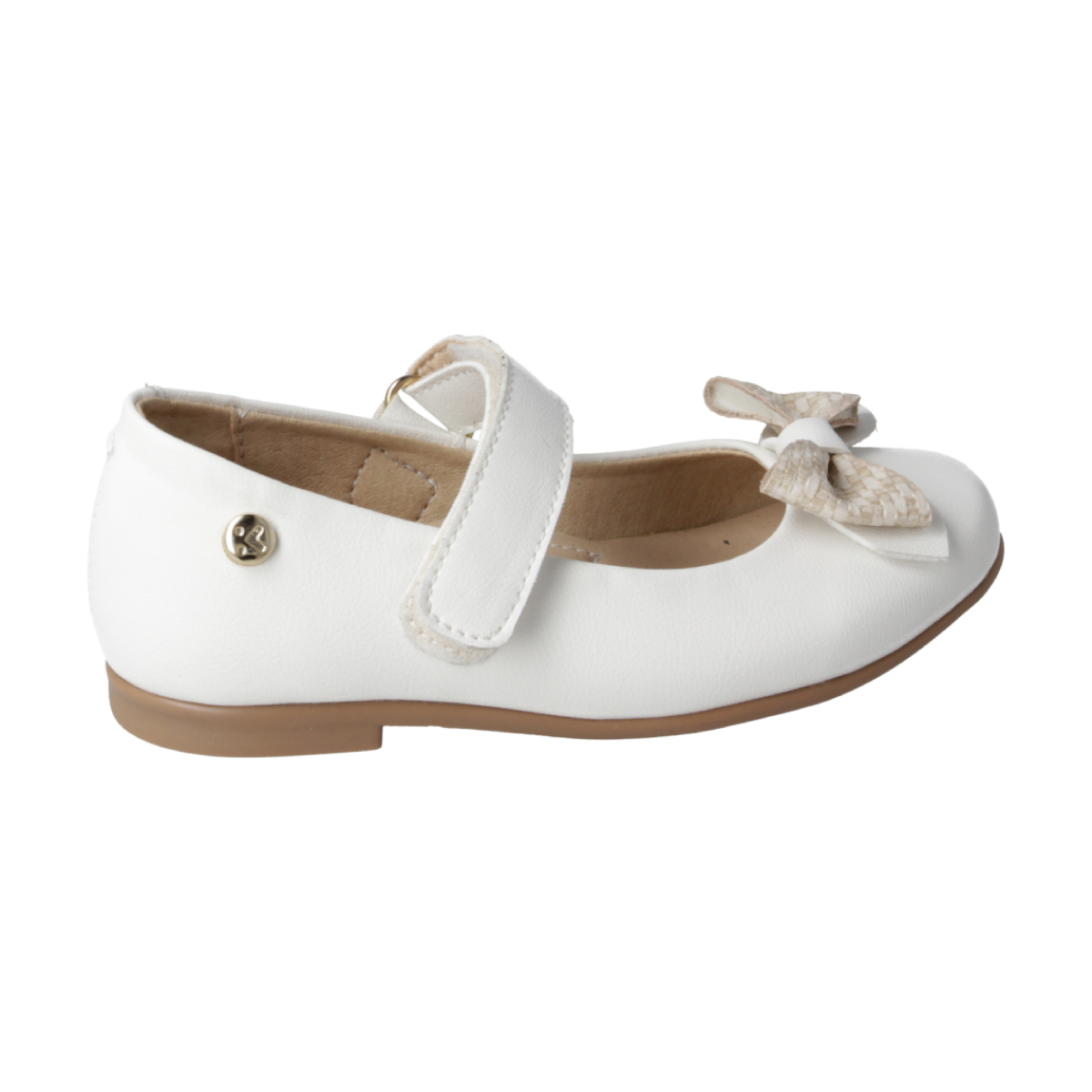 Balerina con Aplicaci&oacute;n Mo&ntilde;o Blanco Karsten Ajuste Velcro para Ni&ntilde;a image number null