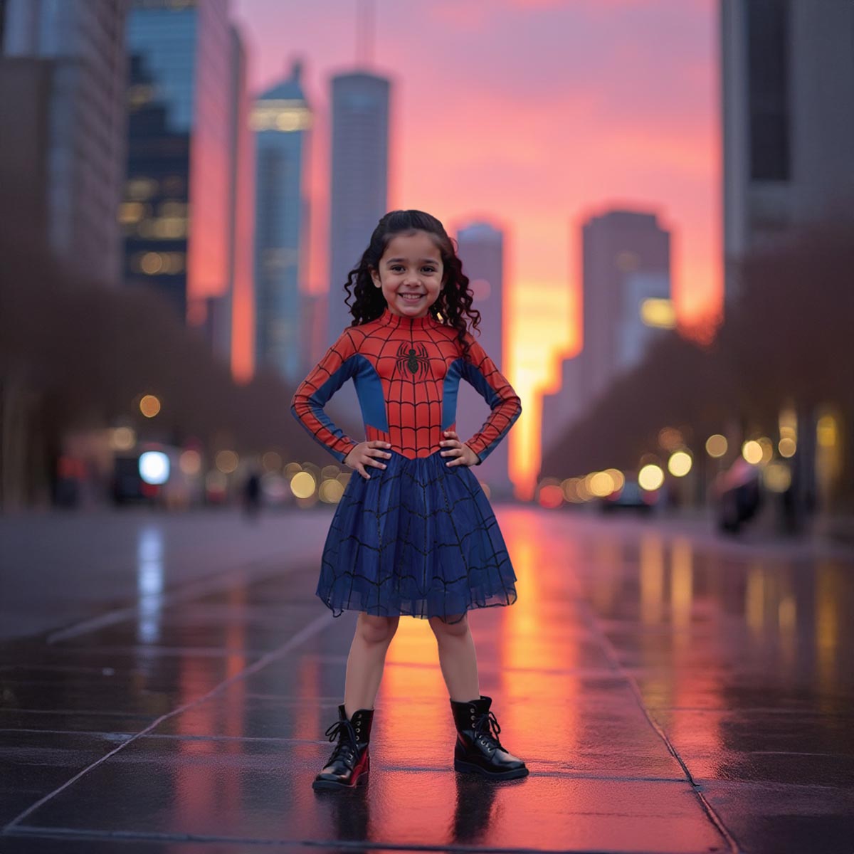 Disfraz Spidergirl Marvel para Ni&ntilde;a image number null