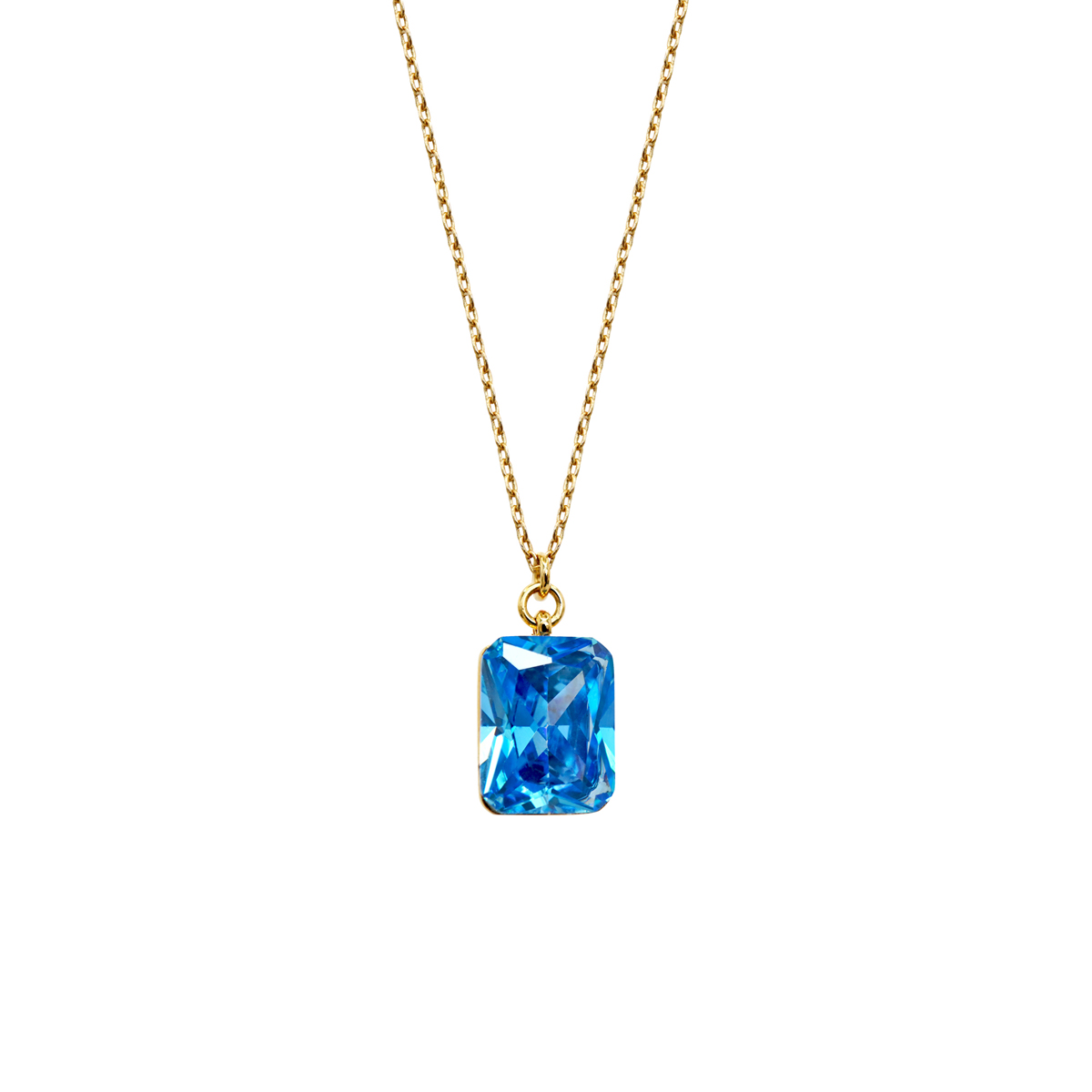 Collar Circonia Aquamarine Adrianne Picard Crystals image number null