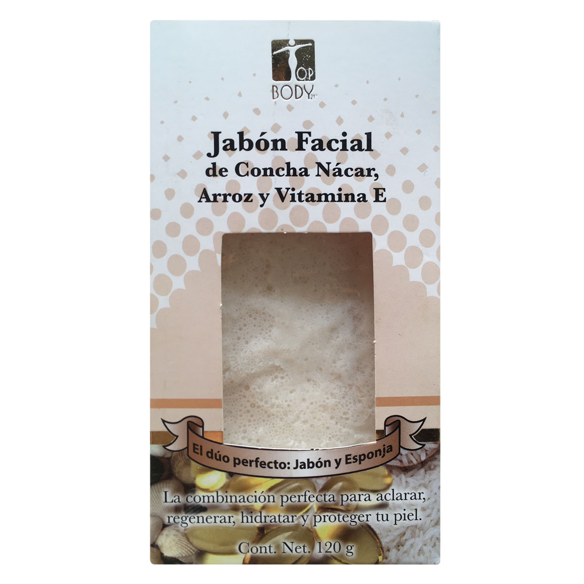 Jab&oacute;n facial de Concha N&aacute;car, Arroz y Vitamina E image number null