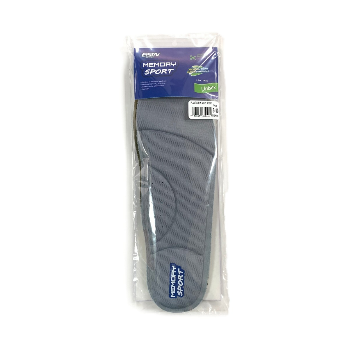 Plantilla Memory Sport Recortable M 5 Para Hombre image number null