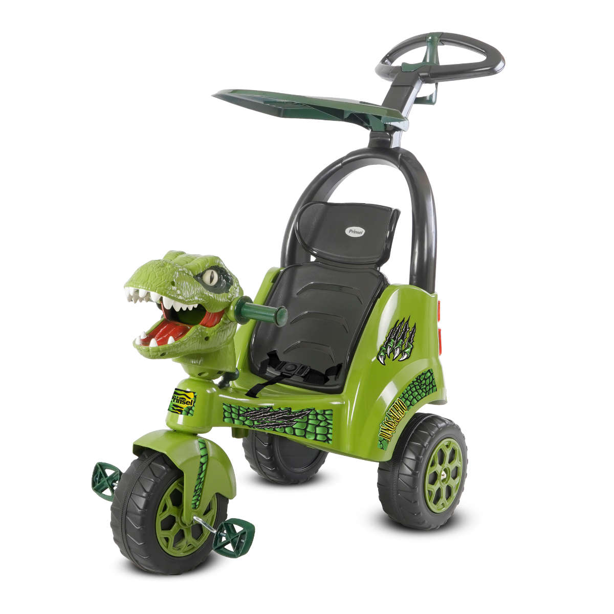 Triciclo Super Trike 2 En 1 Dinosaurio PRINSEL image number null