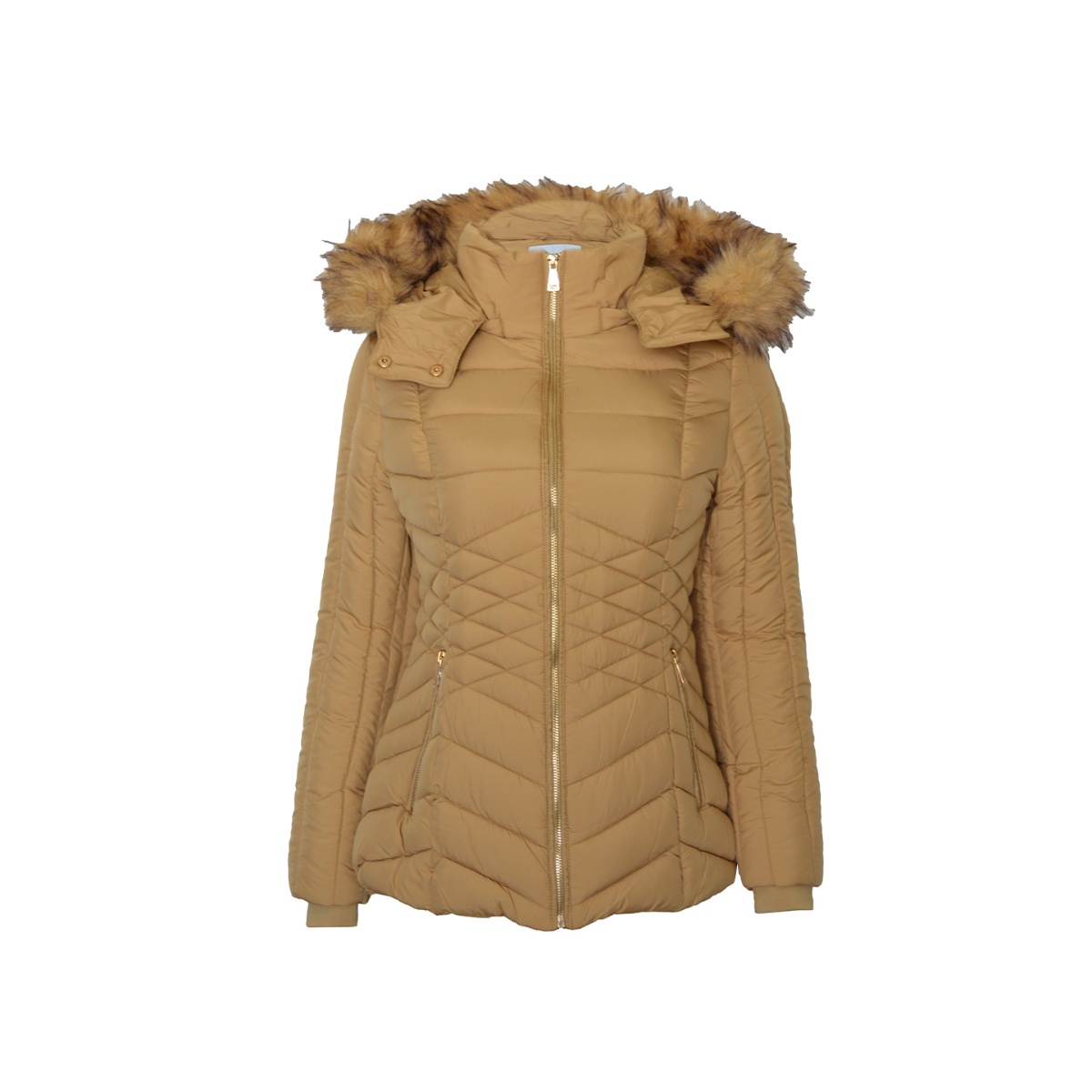 Chamarra Capucha Con Pelo Philosophy Jr Petite Para Mujer Petite image number null