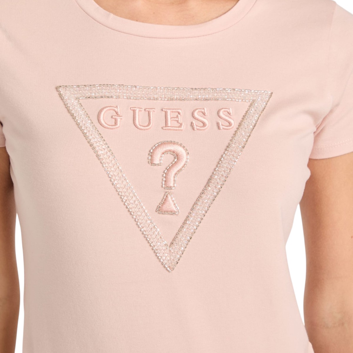 Playera Manga Corta Guess Factory Para Mujer image number null