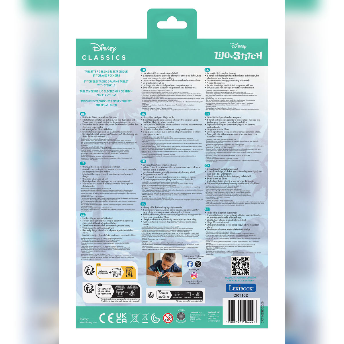 Tableta de Tinta Electronica Stitch Lexibook image number null