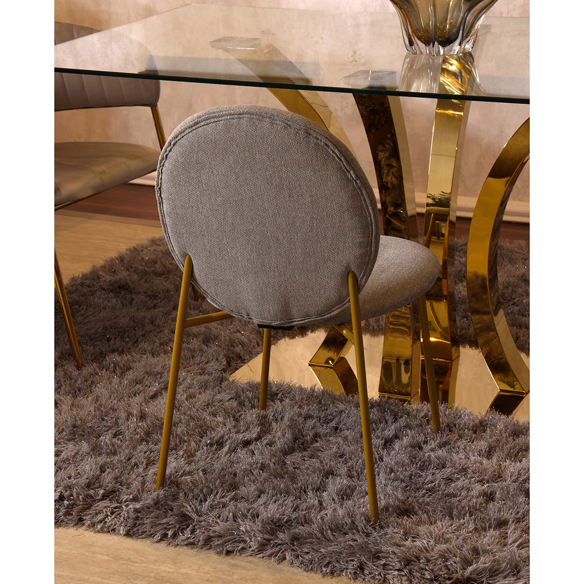 Silla de Comedor Colecci&oacute;n Silvery Gold CONCEPTS LIFE image number null