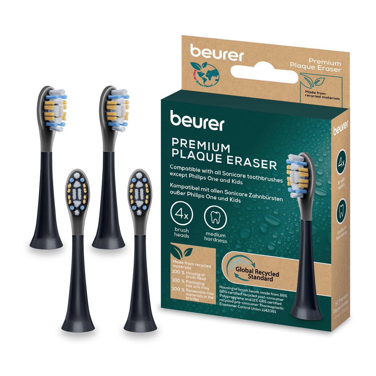 Repuesto Cepillo Dental Eraser Beurer image number null