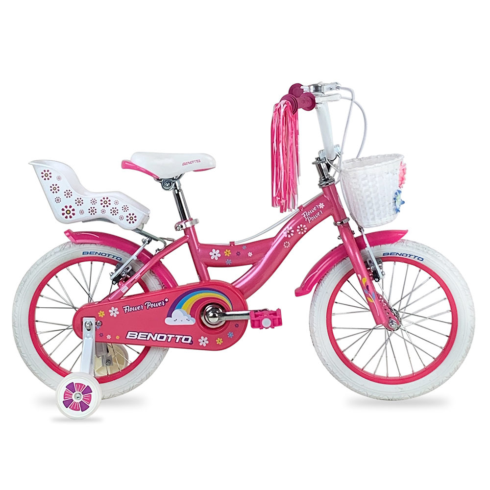 Bicicleta Bmx Flower Power R16 Rosa Brillante Benotto image number null