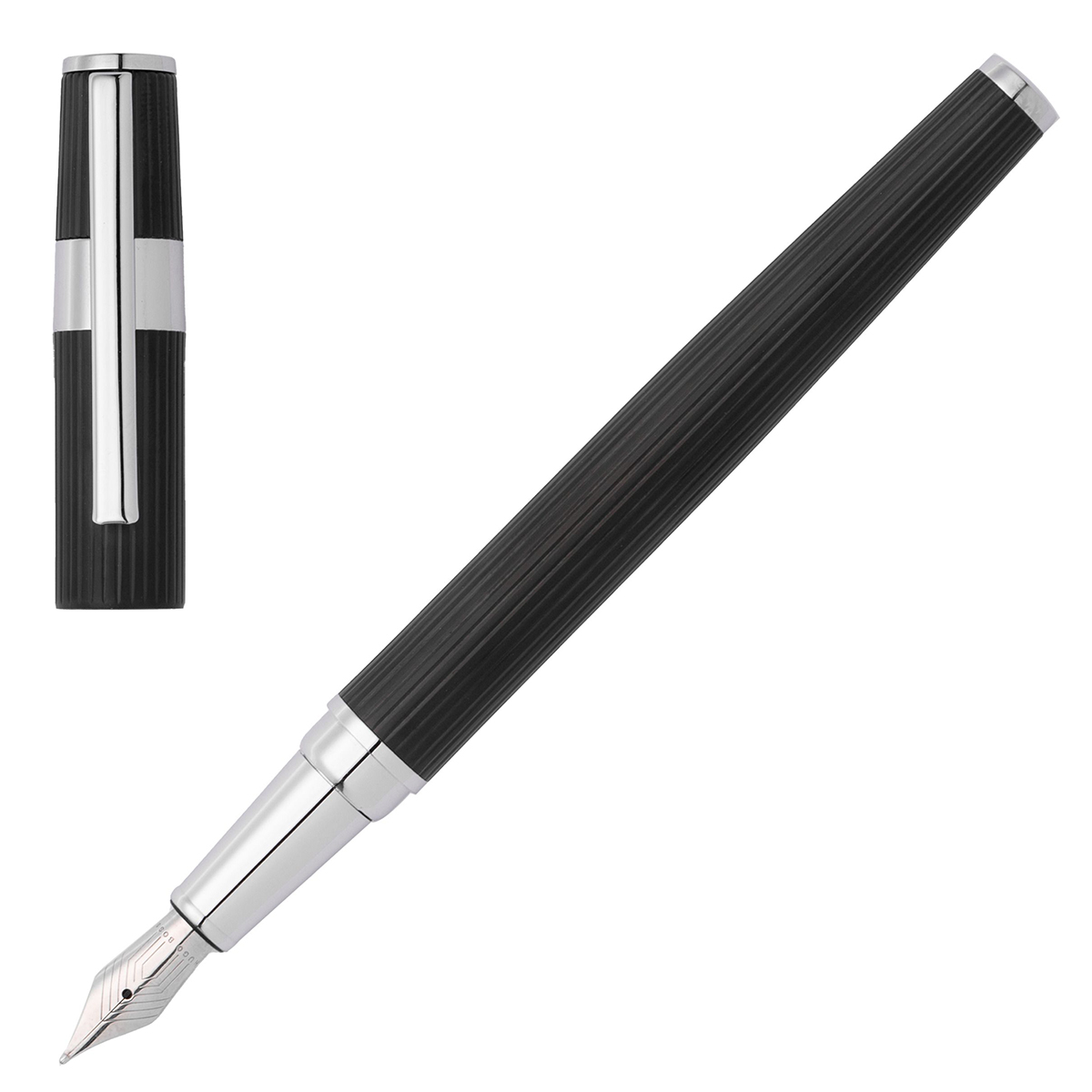 Pluma HUGO BOSS Fte Gear Pinstripe Black / Chrome image number null