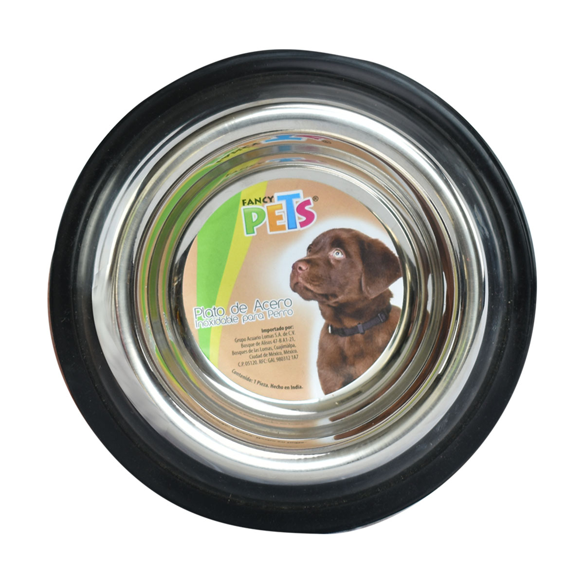 Plato De Acero 8 Oz Para Perro image number null