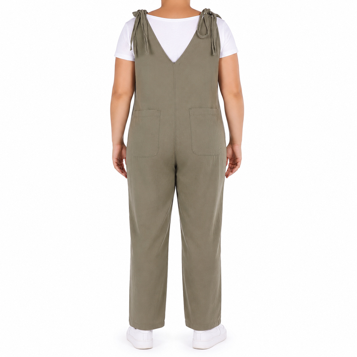 Overall Lino Viscosa Casual Jeanious para Mujer Curvy image number null