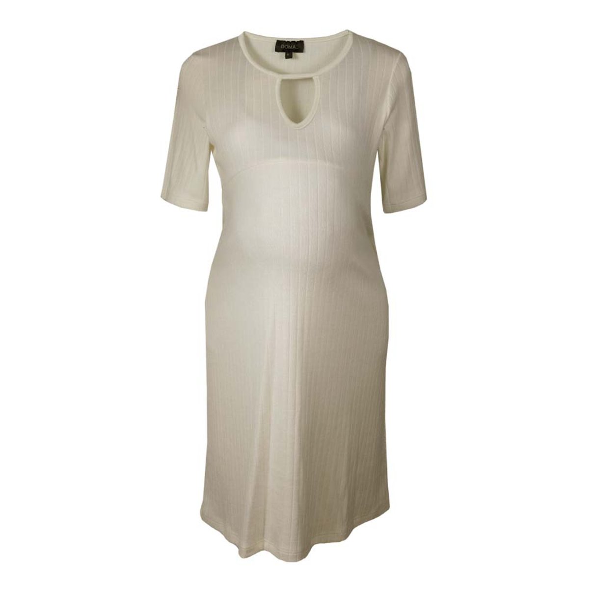 Vestido de Maternidad Liso con Manga Corta Doma Fashion para Mujer image number null