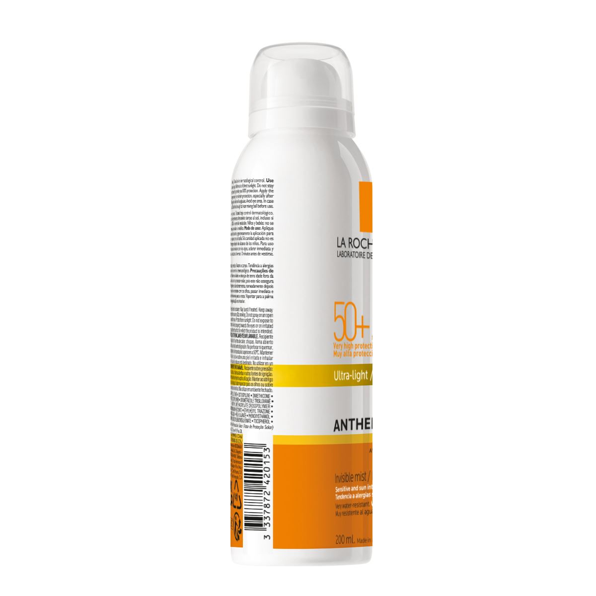 La Roche Posay Anthelios Bruma Corporal Invisible Ultra-ligera Fps50+ 200ml image number null