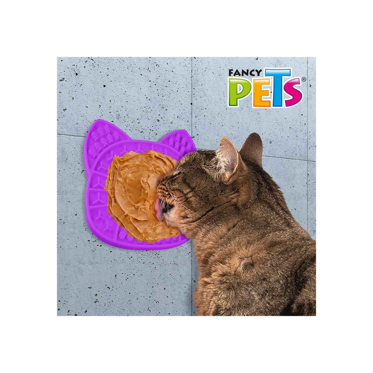 Tapete Para Lamer Con Esp&aacute;tula Modelo Gato Fancy Pets image number null