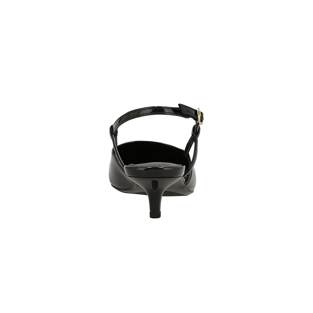 Zapatilla Dise&ntilde;o Tipo Slingback Westies Negro con Punta Fina para Mujer image number null