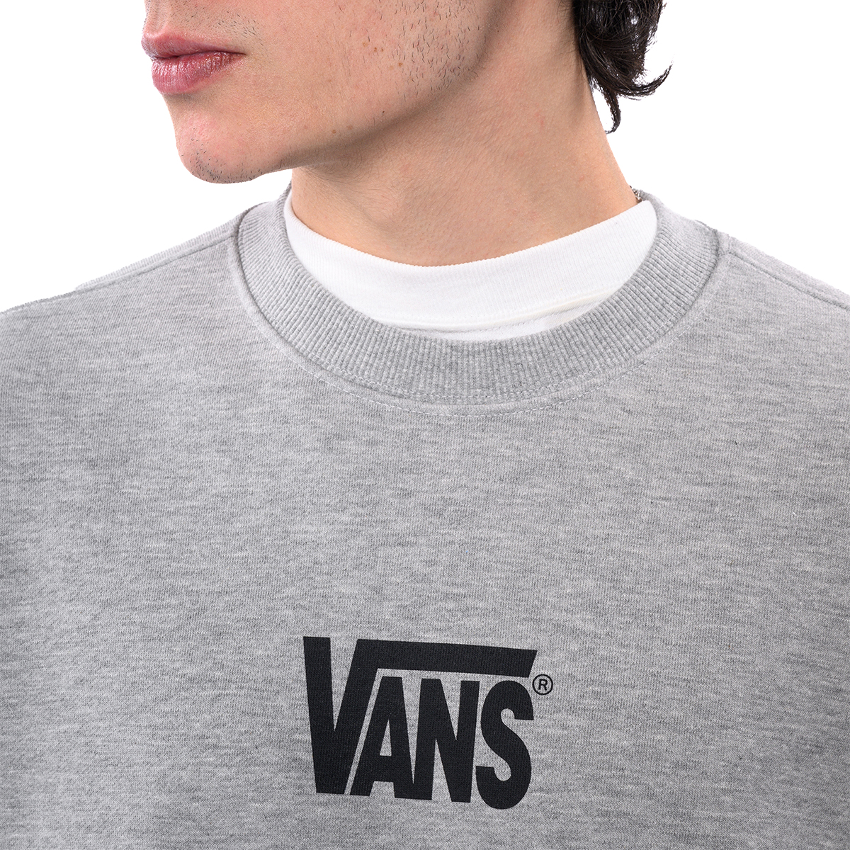 Sudadera con Dise&ntilde;o Vans Gris para Hombre image number null