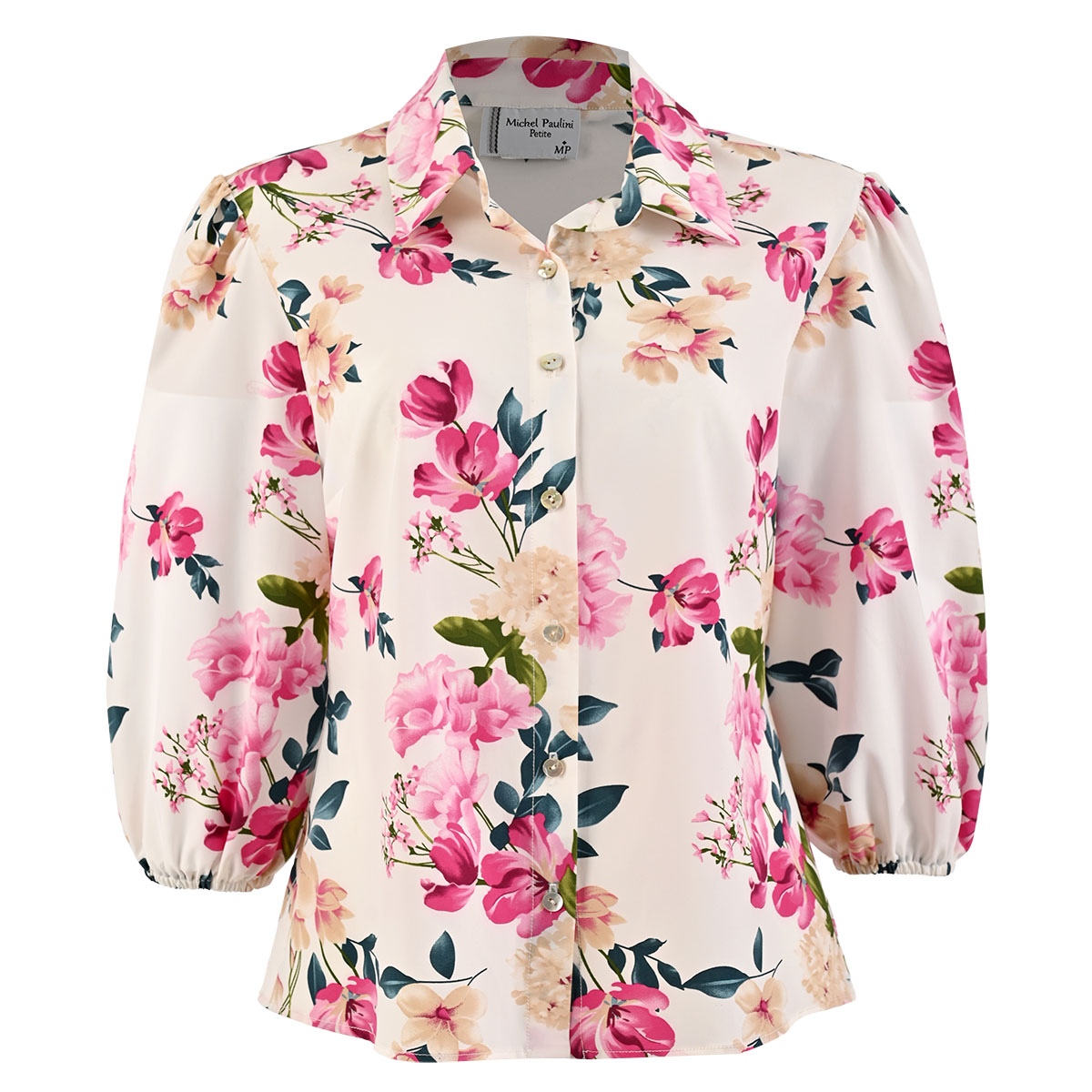 Blusa Manga 3/4 Michel Paulini Para Mujer Petite image number null