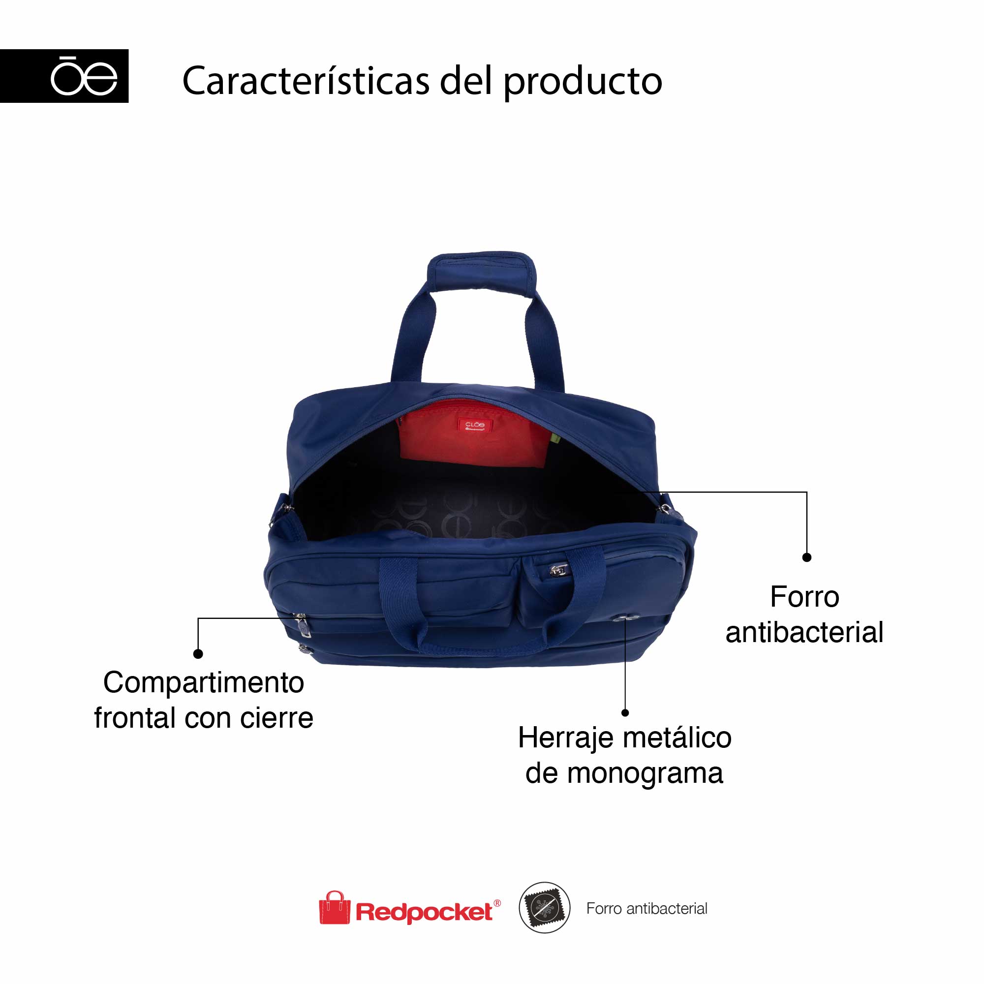 Duffle Bag Cloe Ss Gralami Marino image number null