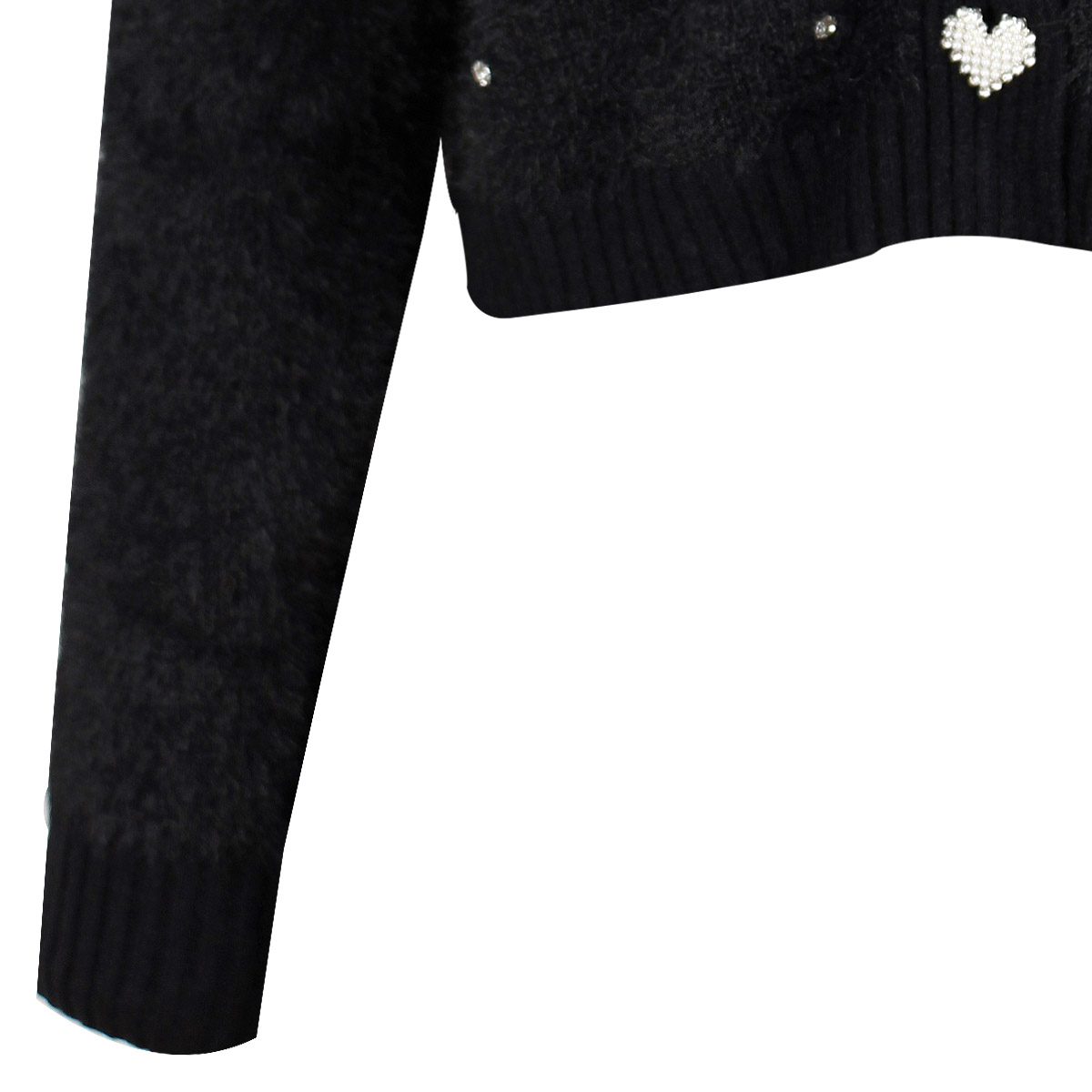 C&aacute;rdigan Tejido con Botones de Coraz&oacute;n para Mujer Junior image number null