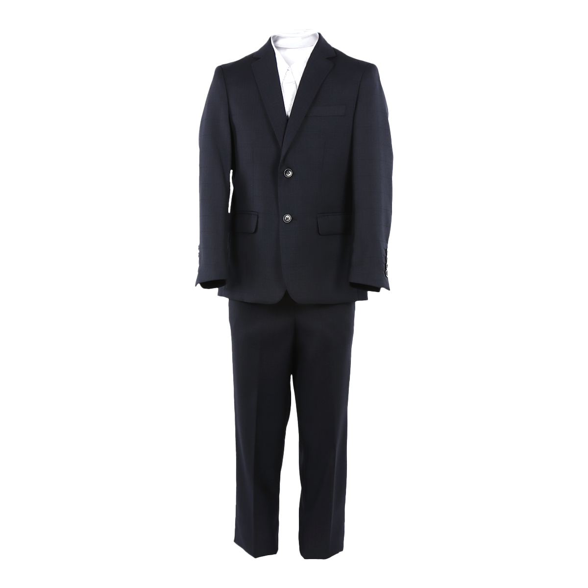 Traje Bruno Magnani Negro a Cuadros para Ni&ntilde;o image number null