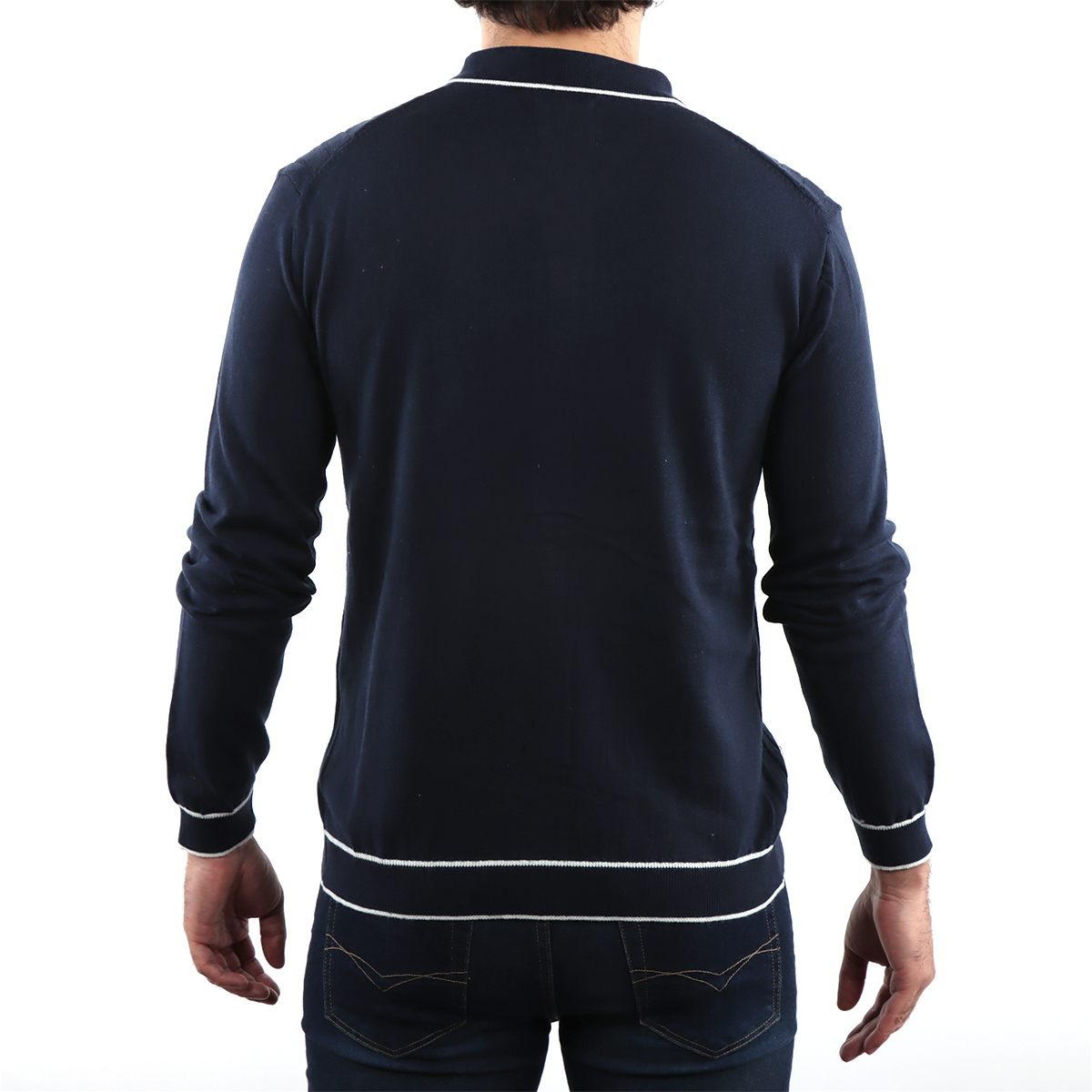 Su&eacute;ter Estilo Cardigan Textura Acanalada JNS para Hombre image number null