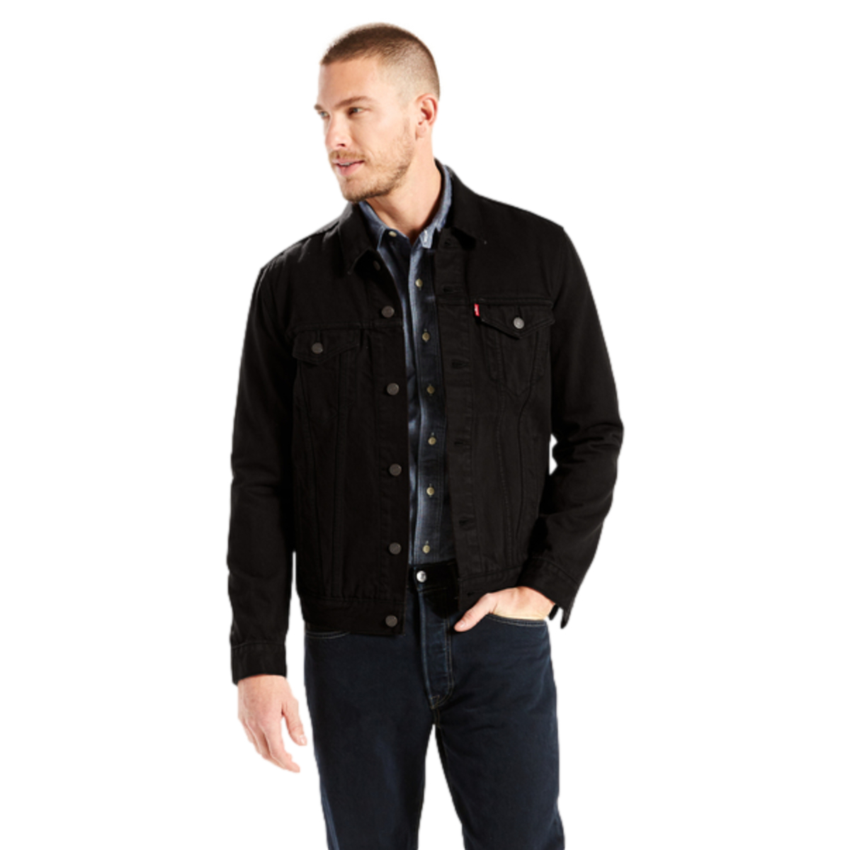 Chamarra Cl&aacute;sica Trucker Levi's en Mezclilla para Hombre Plus image number null