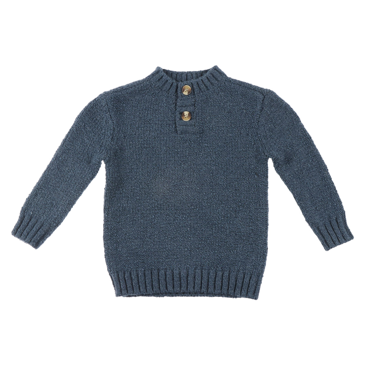 Su&eacute;ter Cuello Alto con Botones Tejido Melange Jeanious Ni&ntilde;o image number null