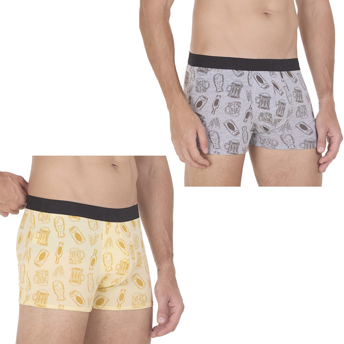 2 Pack Boxer Trunk Tops & Bottoms para Hombre image number null