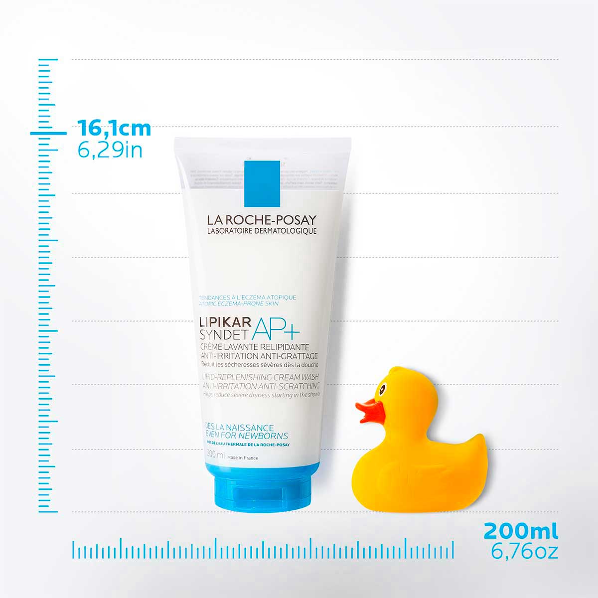 Jab&oacute;n l&iacute;quido La Roche Posay Lipikar Syndet AP+ para Siel Seca o At&oacute;pica 200 ml image number null