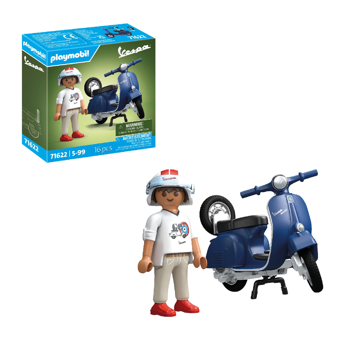 Vespa 150 Sprint Veloce Azul 1969 PLAYMOBIL image number null