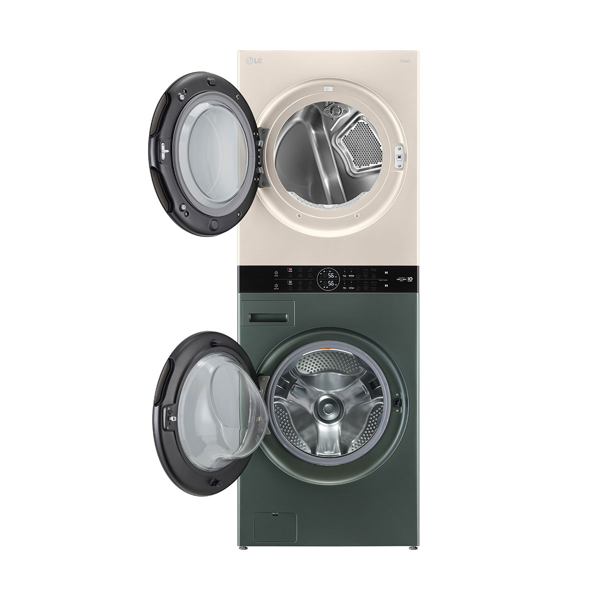 Torre de lavado LG WashTower con AI DD 22kg color Beige, Verde - WK22GBS6 image number null