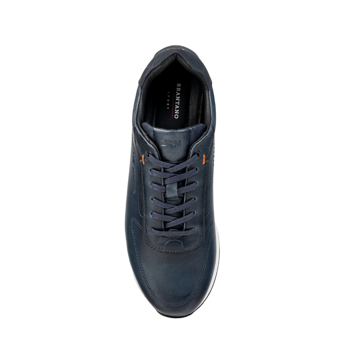 Tenis en Piel Para Hombre, Color Azul Brantano image number null