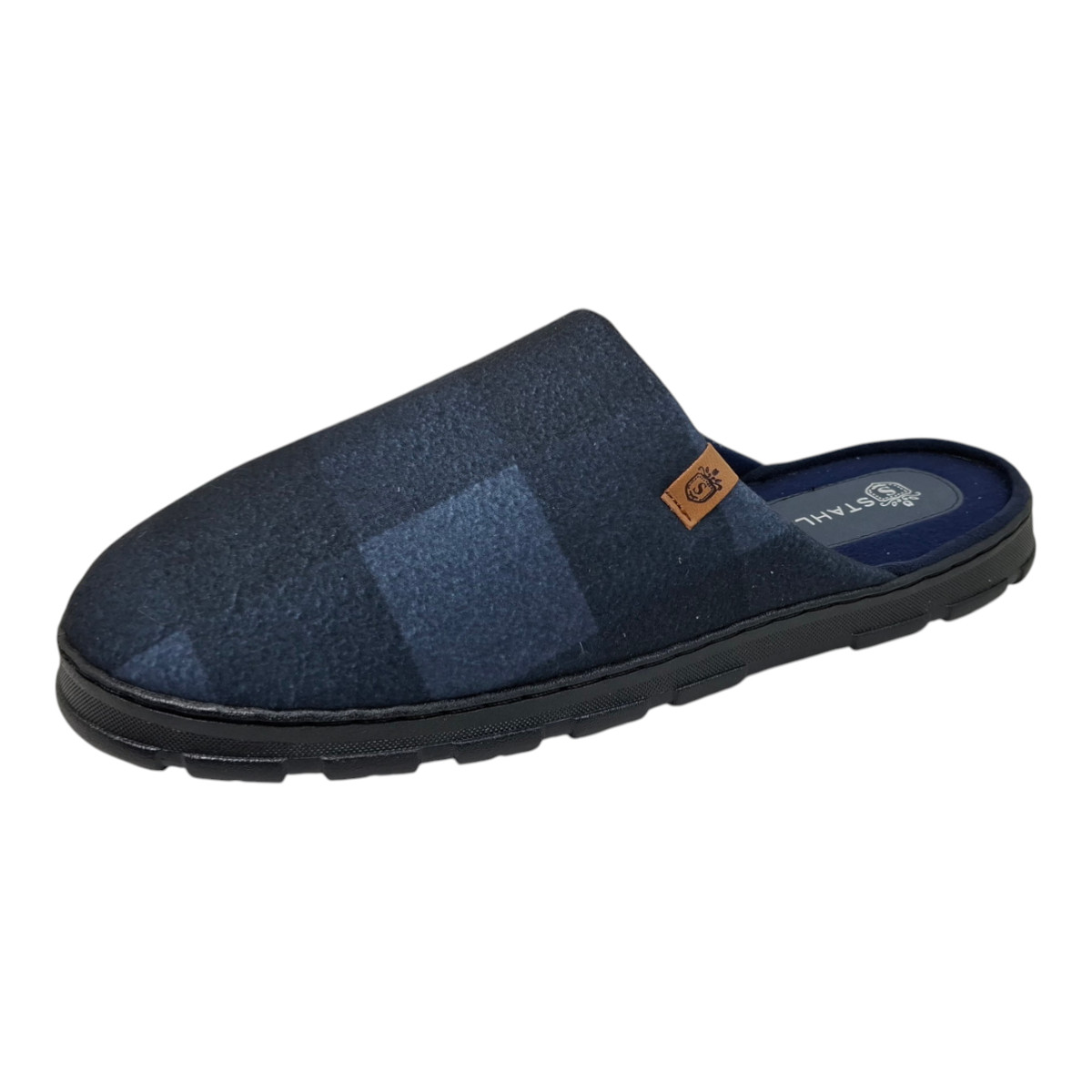 Pantufla Cuadros Stahl Azul para Hombre image number null