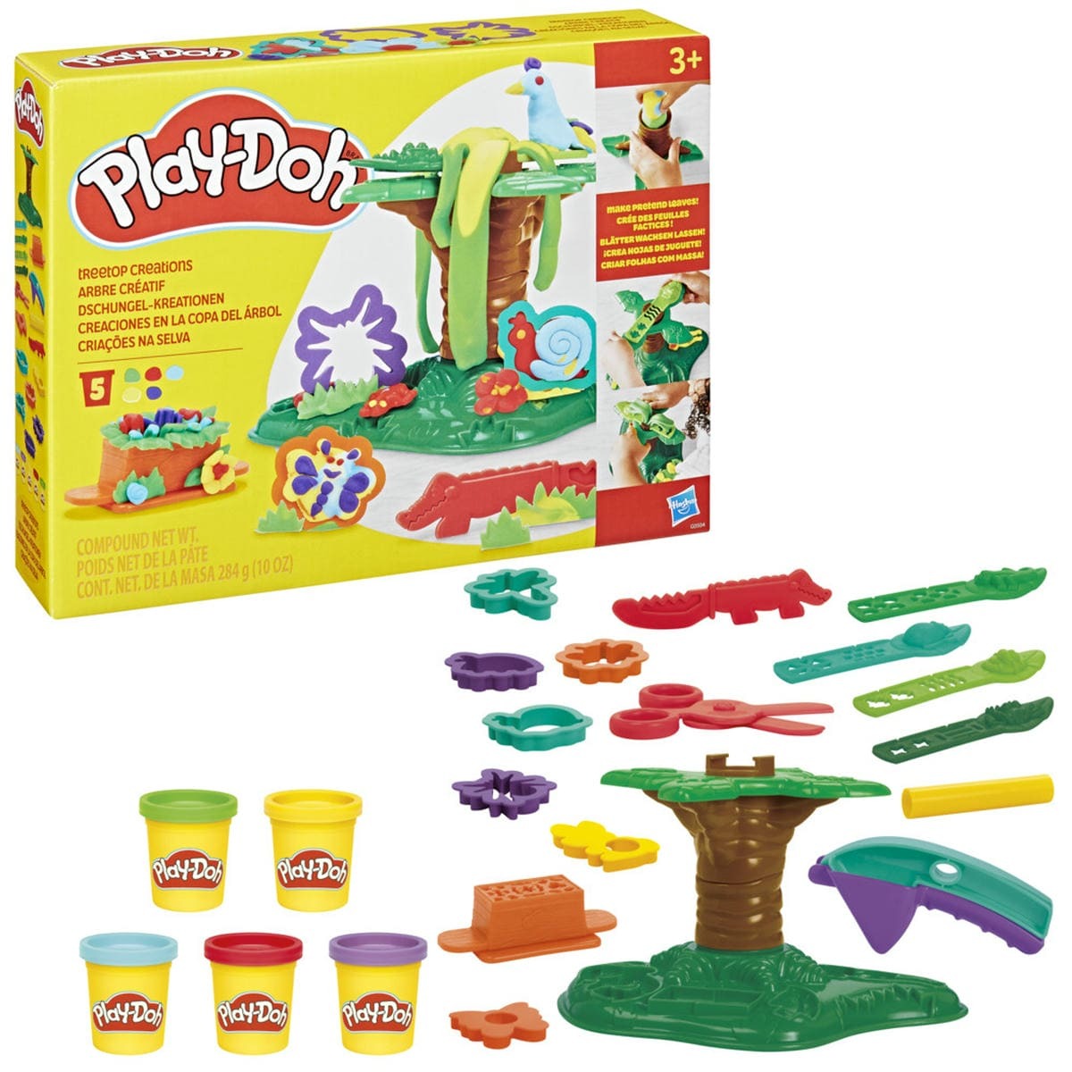 Play-Doh Set de Juego Creaciones en la Copa del &Aacute;rbol Hasbro image number null