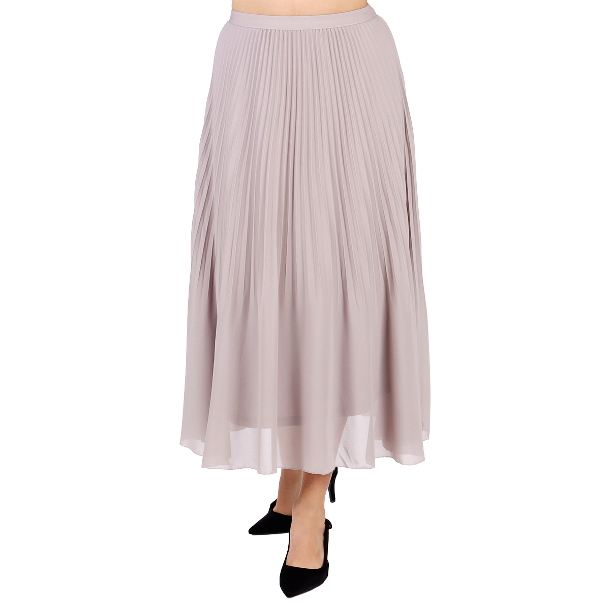 Falda Larga Plisada Black Tape Mujer image number null