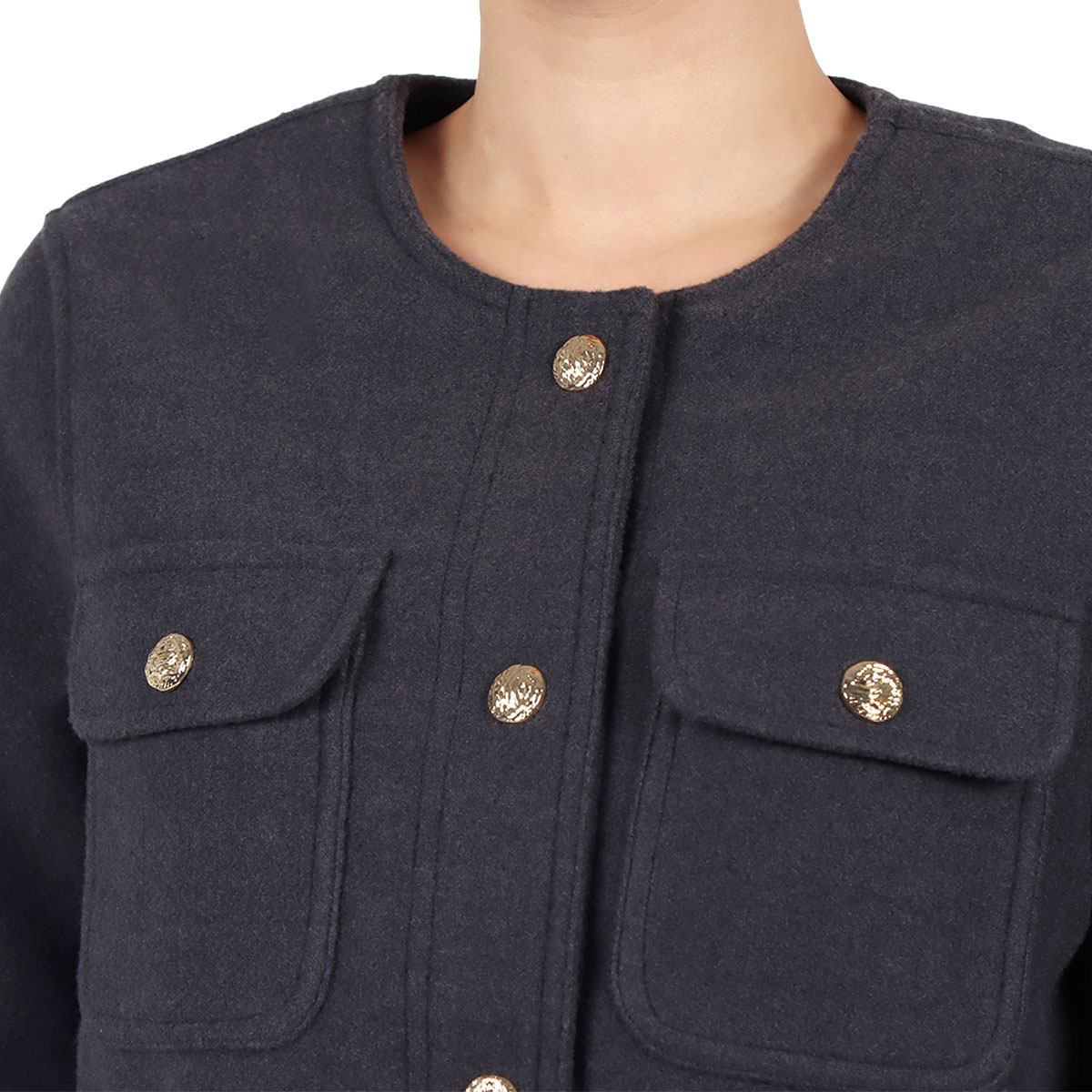Saco Chaqueta con Botones Lifestyler para Mujer Petite image number null