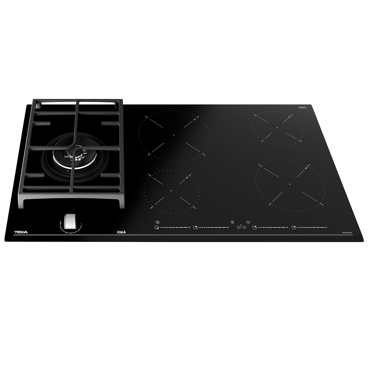 Parrilla H&iacute;brida De Gas + Inducci&oacute;n Teka JZC 95314 ABB BK HYBRID image number null