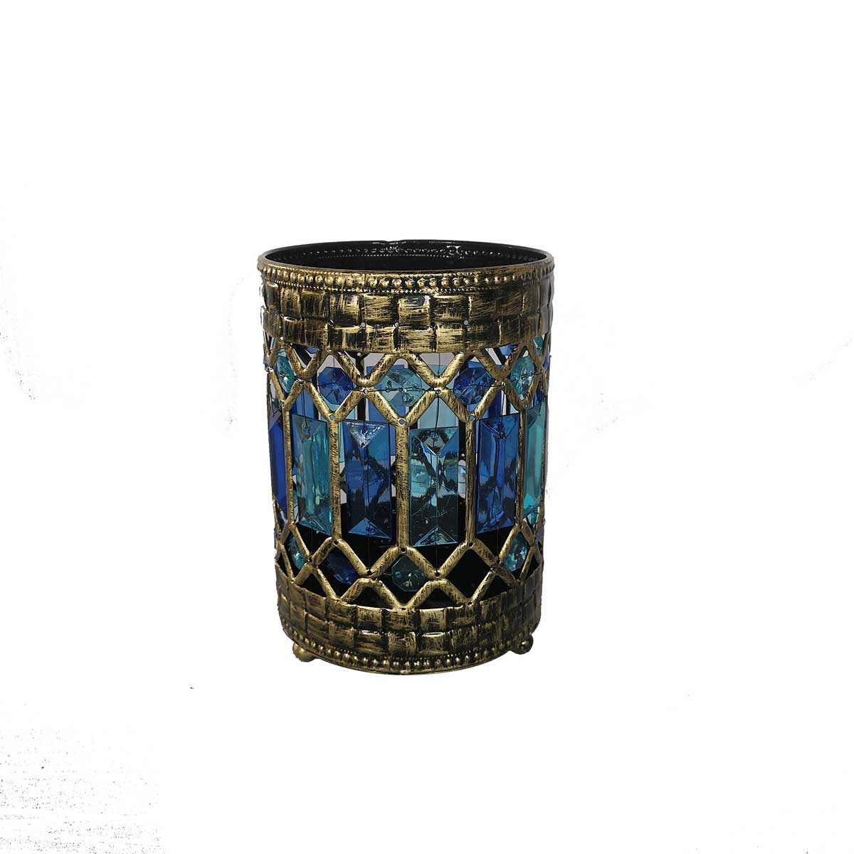 Candelero Gem Azul Ch Vintage Home image number null