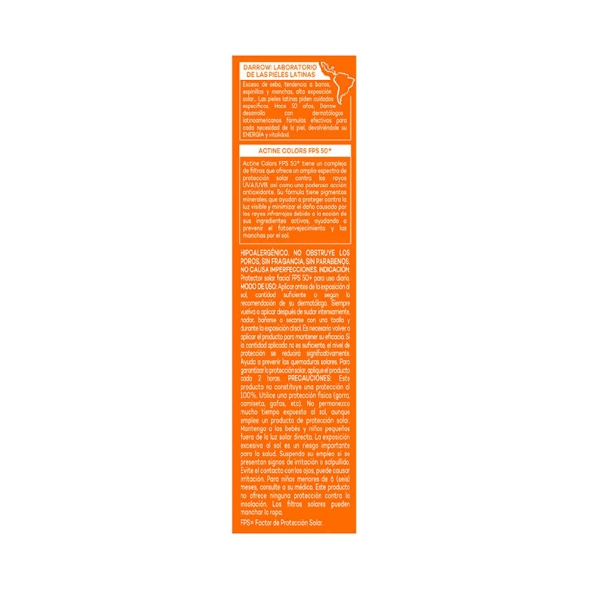 Actine Colors Protector Solar con Vitamina E Tono Medio image number null