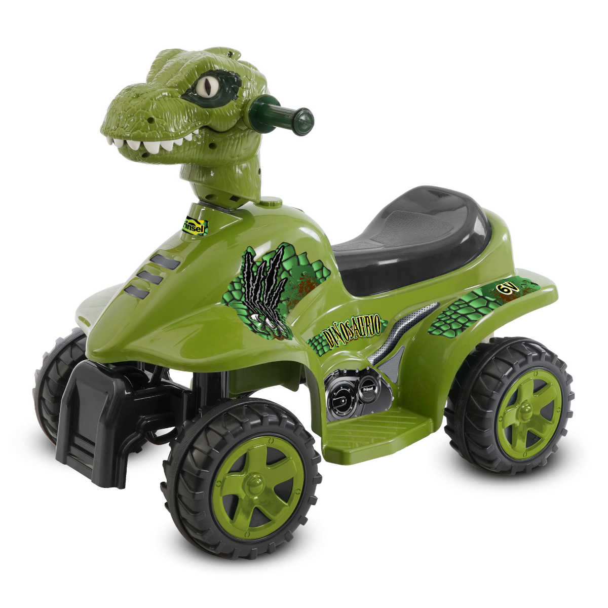 Moto El&eacute;ctrica Mini Quad Dinosaurio Prinsel image number null
