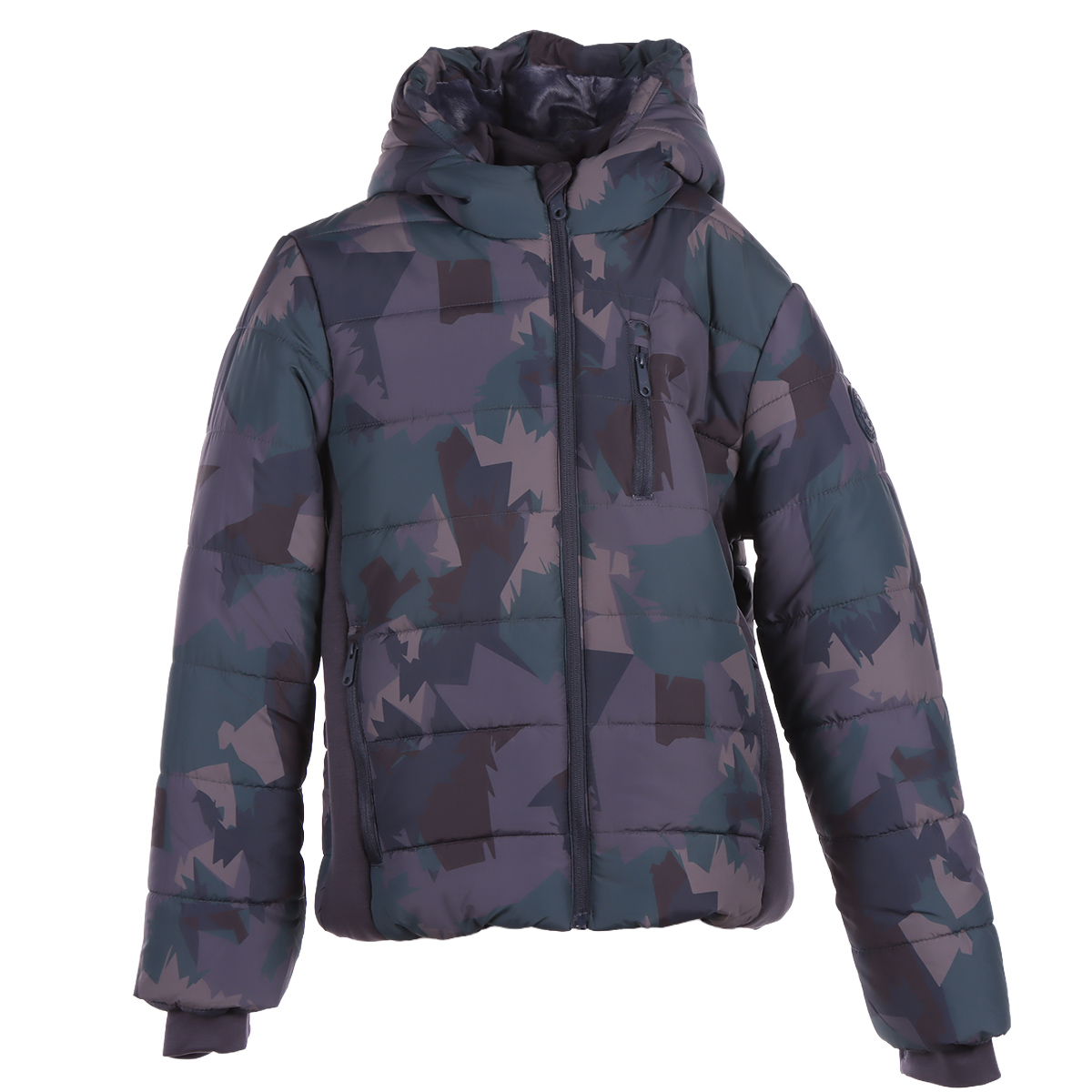 Chamarra Acolchada Camuflaje con Capucha Jeanious para Ni&ntilde;o image number null