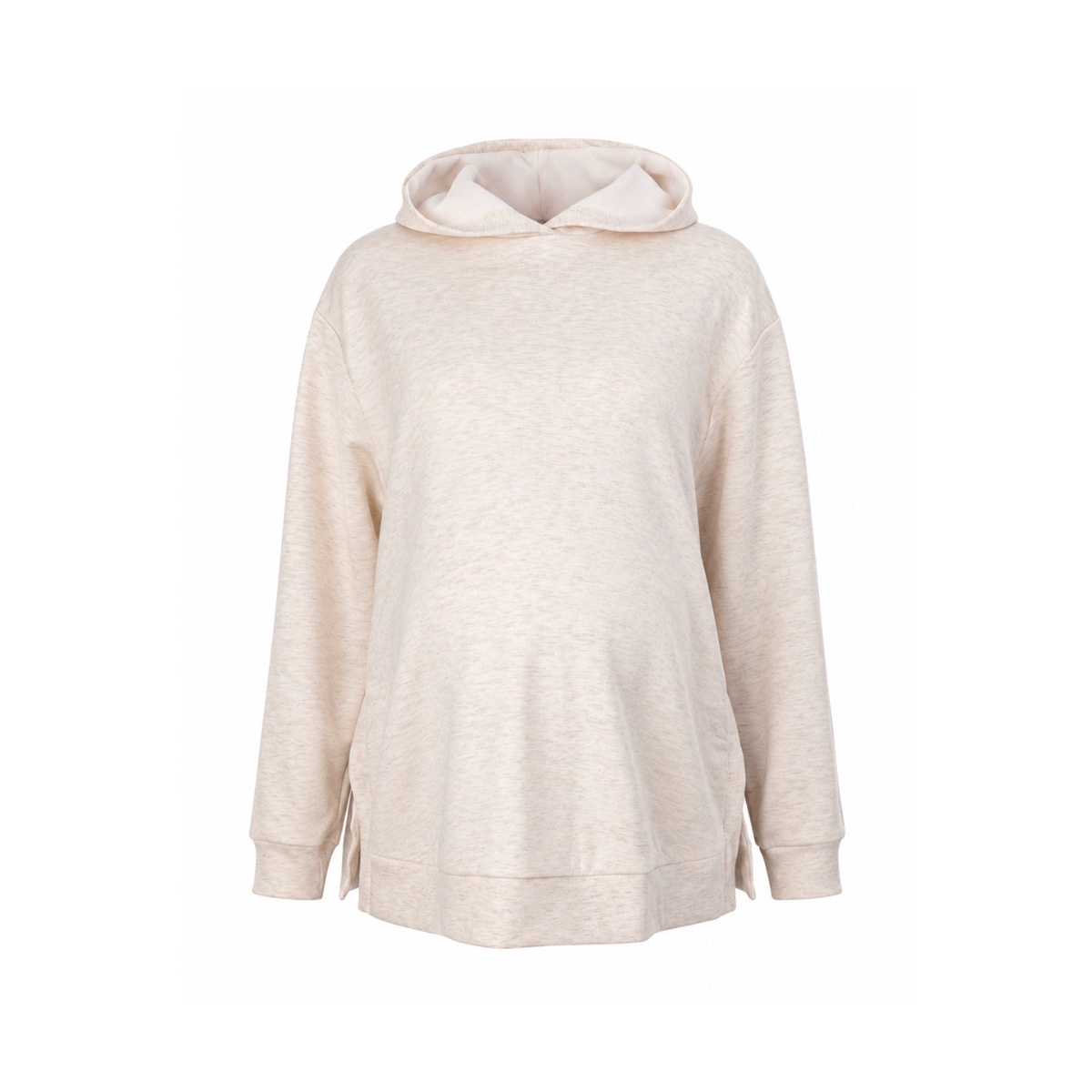 Sudadera De Maternidad Lisa Con Capucha Doma Para Mujer image number null