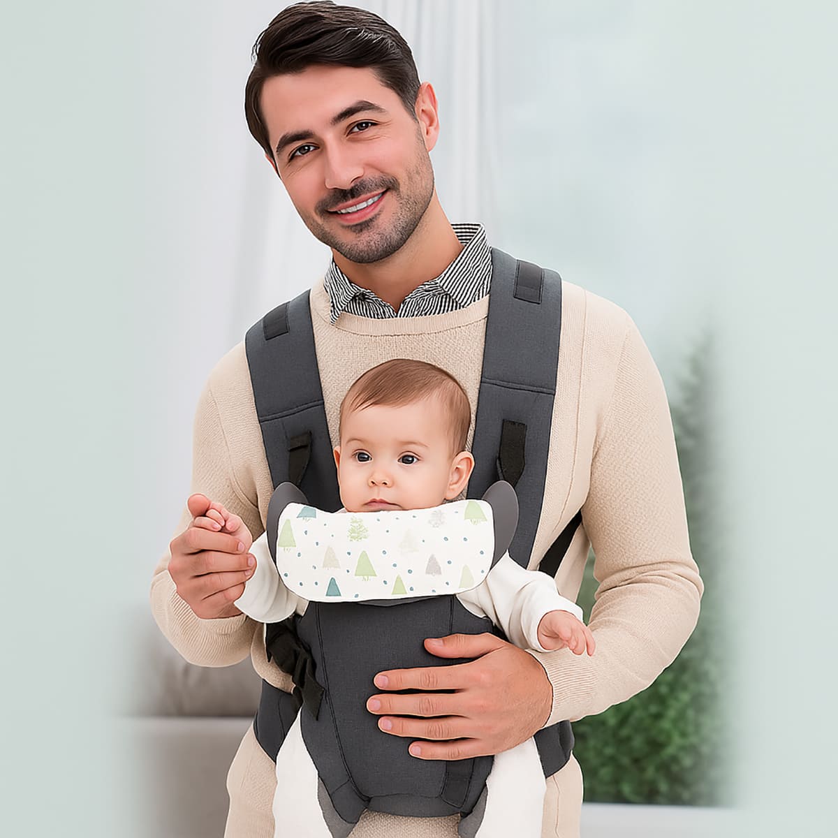 Portabeb&eacute;s Easy Wheels Cangurera Ergon&oacute;mica image number null