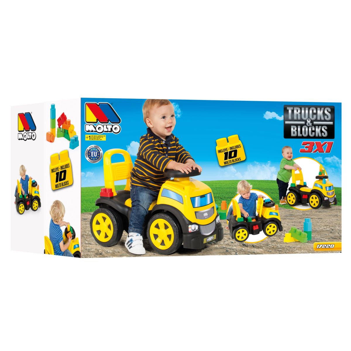 Molto Montable Camion 3 En 1 con 10 Bloques image number null