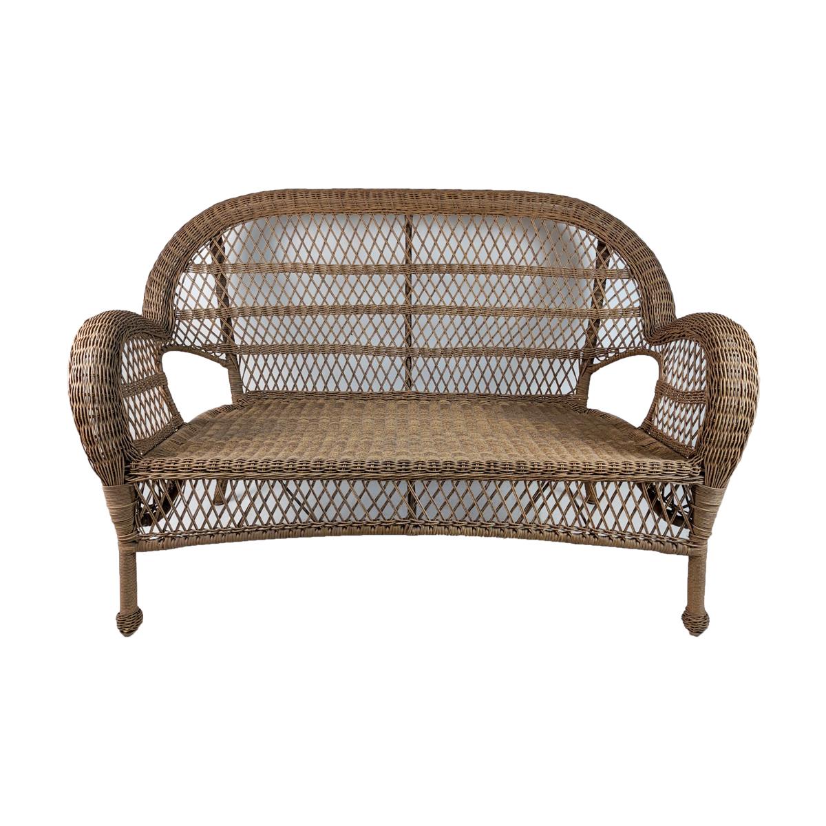 Settee De Exterior Santa Barbara Light Brown Vintage Home image number null