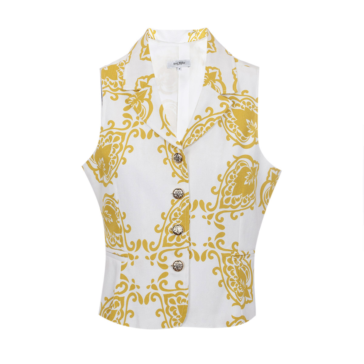 Chaleco Con Botones Ann Miller Para Mujer Petite image number null