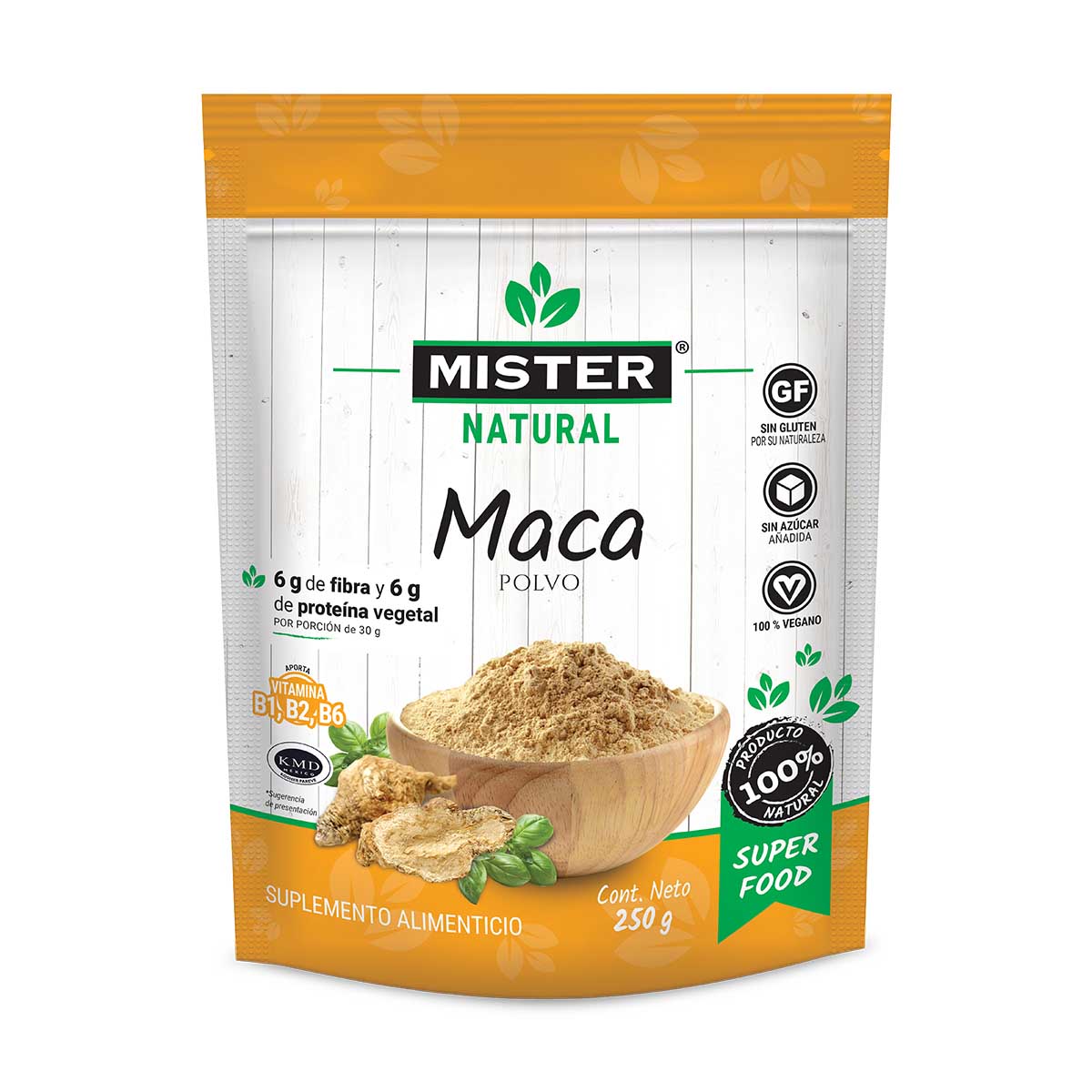 &nbsp;Maca En Polvo 250 Grs Mister Alimentos image number null