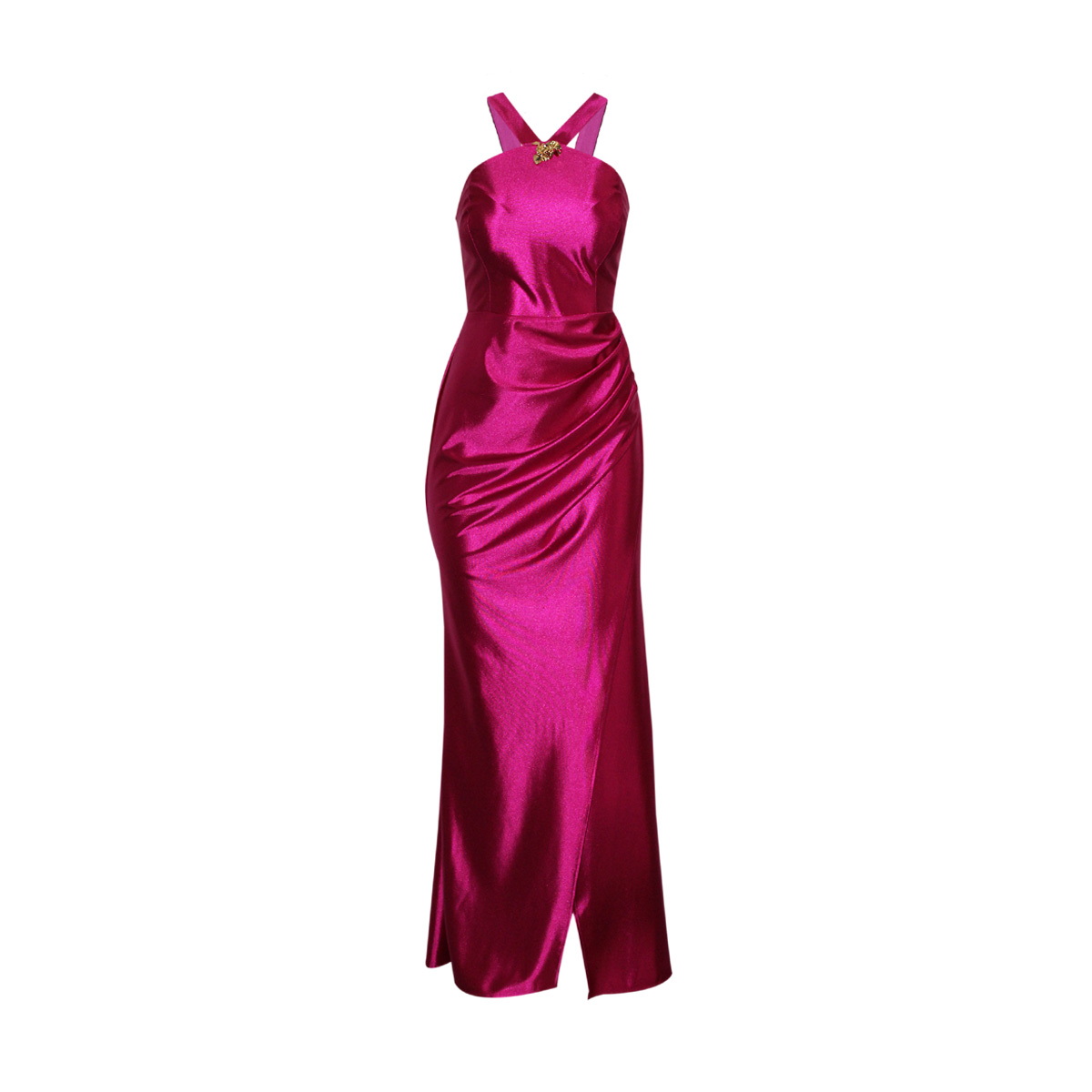 Vestido Falda Drapeada Philosophy Jr Nights Para Mujer image number null