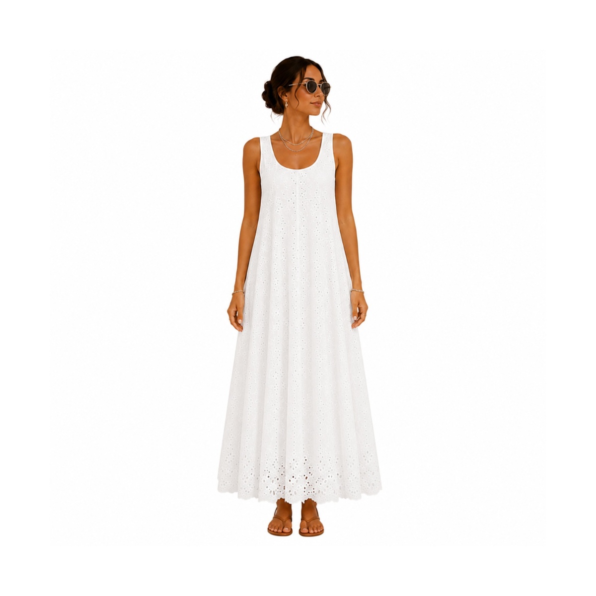 Vestido Largo Liso Brittany Moore Para Mujer image number null